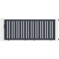 Schiebetor aus aluminium 3,5m VEYMONT 350 x 140 cm von CASANOOV