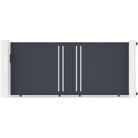 Casanoov - Schiebetor aus aluminium 3,5m giona 350 x 160 cm von CASANOOV