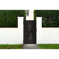 Stahltor NALI VELETA 100 x 180cm Mattschwarz Stahltor NALI VELETA 100 x 180cm Mattschwarz von CASANOOV