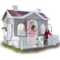 Spielhaus mit terrasse für Kinder mit Terrasse AVA - Großartige Qualität - 255 x 275 x 207 cm - CASAS GREEN HOUSE - Bemaltes Haus, Transport inklusive Spielhaus mit terrasse für Kinder mit Terrasse AVA - Großartige Qualität - 255 x 275 x 207 cm - CASAS GREEN HOUSE - Bemaltes Haus, Transport inklusive