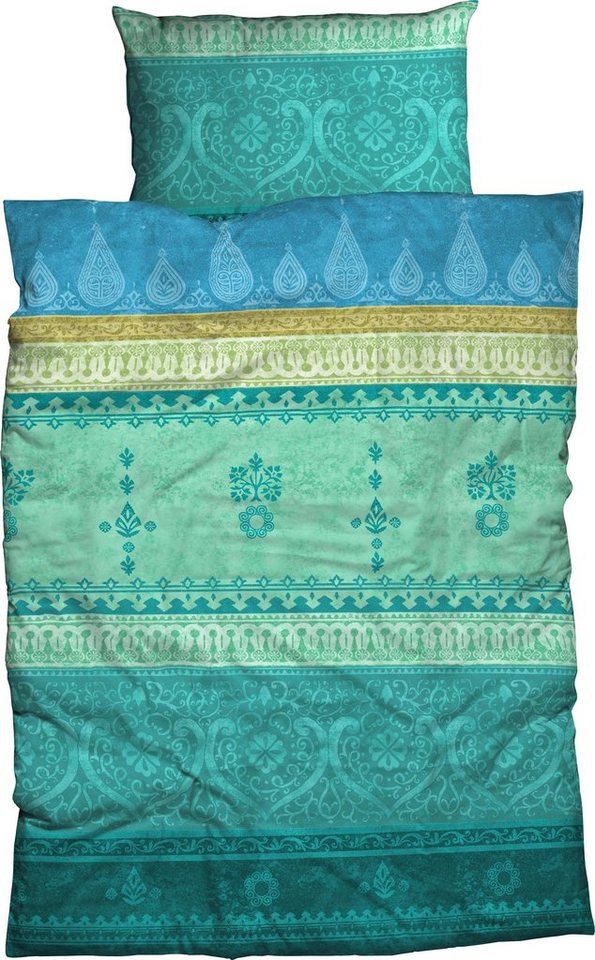 CASATEX Bettwäsche Indi, Satin, 2 teilig, romantisch, orientalisch, weich und gemütlich von CASATEX