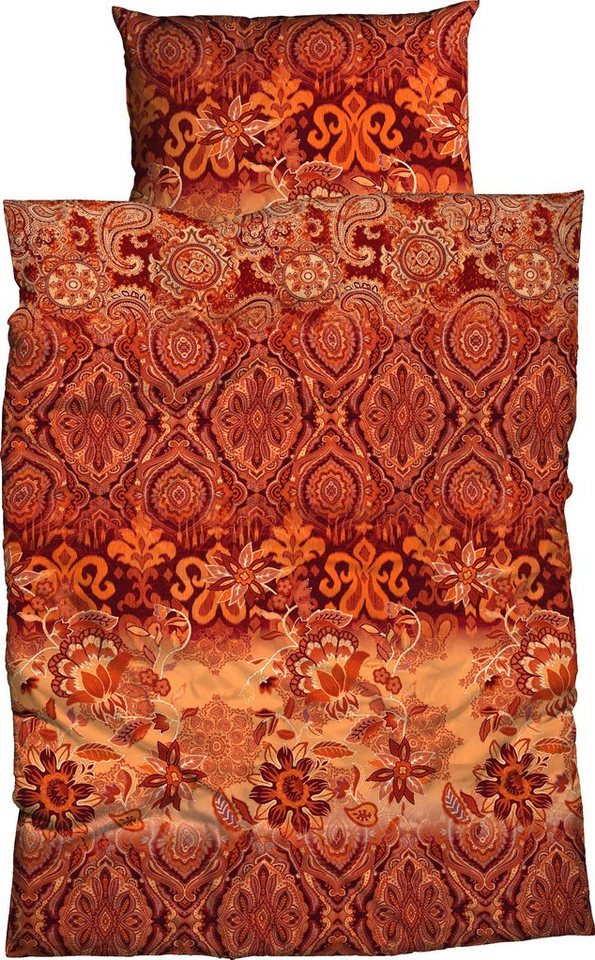 CASATEX Bettwäsche Suzani, Satin, 2 teilig, harmonisches Blütendesign CASATEX Bettwäsche Suzani, Satin, 2 teilig, harmonisches Blütendesign von CASATEX