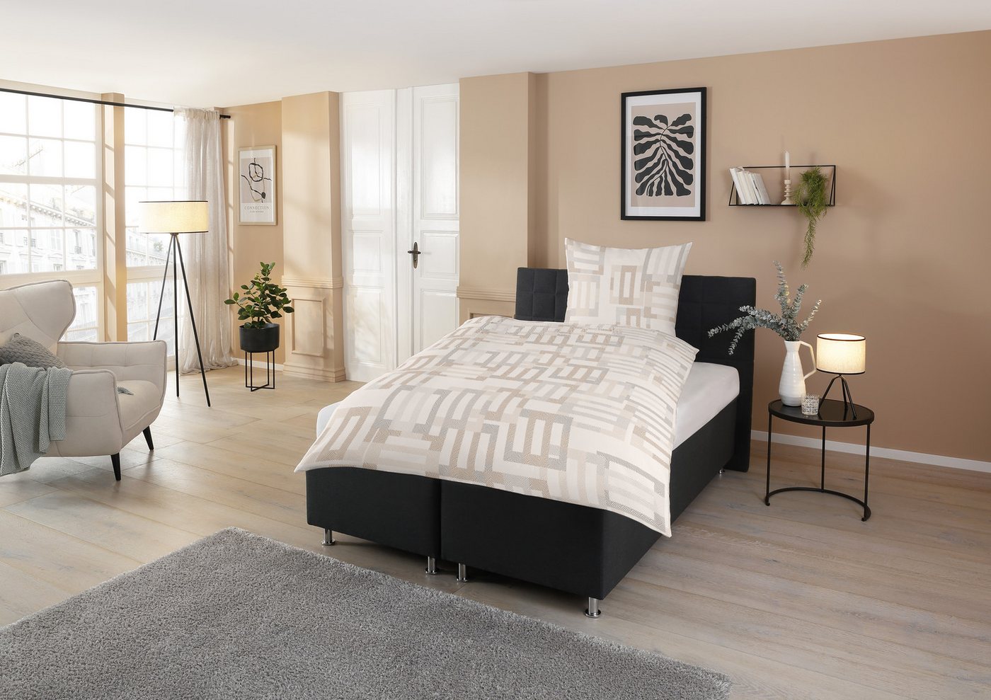 CASATEX Bettwäsche Yasin, Interlock-Jersey, 2 teilig, grafisch, modern und elegant CASATEX Bettwäsche Yasin, Interlock-Jersey, 2 teilig, grafisch, modern und elegant von CASATEX