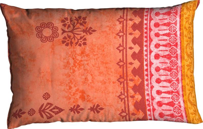 Kissenbezug Indi, CASATEX (1 Stück), Kissenbezug mit Ornamenten, passend zur Bettwäsche in Qualität Satin von CASATEX