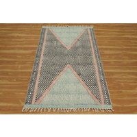 3 X 5 8 10 Ft Hand Blockdruck Baumwolle Teppich Boho Dekor Kelim Dhurrie Outdoor Gartenteppich Yoga Met 3 X 5 8 10 Ft Hand Blockdruck Baumwolle Teppich Boho Dekor Kelim Dhurrie Outdoor Gartenteppich Yoga Met von CASAVANIHOMES