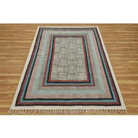 3 X 5 8 10 Ft Hand Blockdruck Baumwolle Teppich Boho Dekor Kelim Dhurrie Outdoor Gartenteppich Yoga Met 3 X 5 8 10 Ft Hand Blockdruck Baumwolle Teppich Boho Dekor Kelim Dhurrie Outdoor Gartenteppich Yoga Met von CASAVANIHOMES