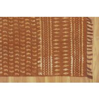 Baumwoll-Teppich, Handgefertigter Teppich, Handbedruckter Outdoor-Teppich, 6 X 9 Fuß Baumwoll-Teppich, Handgefertigter Teppich, Handbedruckter Outdoor-Teppich, 6 X 9 Fuß von CASAVANIHOMES