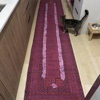 Extra Großer Treppenläufer Lila Läufer Handblockbedruckter Baumwollteppich Flurläufer Handgetufteter Kelim Boho-Läufer 2x30 3x25 4x40 Fuß Extra Großer Treppenläufer Lila Läufer Handblockbedruckter Baumwollteppich Flurläufer Handgetufteter Kelim Boho-Läufer 2x30 3x25 4x40 Fuß von CASAVANIHOMES