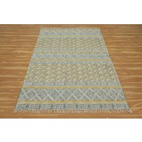 Grauer Flur Treppenläufer Kelim Grüner Baumwollteppich Handblock Bedruckter Teppich Schlafzimmerteppich Blumendekor Bodenfläche 20x260 2x10 2x4 Fuß Grauer Flur Treppenläufer Kelim Grüner Baumwollteppich Handblock Bedruckter Teppich Schlafzimmerteppich Blumendekor Bodenfläche 20x260 2x10 2x4 Fuß von CASAVANIHOMES