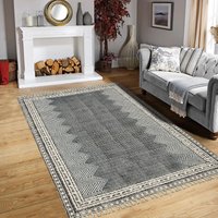 Schwarzer Baumwollteppich Blockbedruckter Kelim Baumwoll-Flachgewebe-Läufer Flur-Treppenläufer-Teppich Wohnzimmerteppich 8x10 2x20 7x7 Fuß Schwarzer Baumwollteppich Blockbedruckter Kelim Baumwoll-Flachgewebe-Läufer Flur-Treppenläufer-Teppich Wohnzimmerteppich 8x10 2x20 7x7 Fuß von CASAVANIHOMES