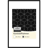 CASAYA Bilderrahmen, CASAYA Kunststoffrahmen, Schwarz, 50x70 cm von CASAYA