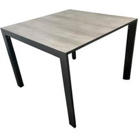 CASAYA Gartentisch »Sanogo«, BxH: 100 x 75 cm, Keramik/Aluminium - schwarz von CASAYA