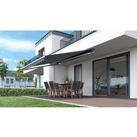 CASAYA Gelenkarmmarkise, BxL: 400 x 250 cm, grau-silberfarben von CASAYA