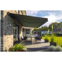 CASAYA Halbkassettenmarkise, BxL: 350 x 250 cm, grau-anthrazit von CASAYA