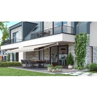 CASAYA Gelenkarmmarkise, BxL: 400 x 250 cm, beige-silberfarben von CASAYA