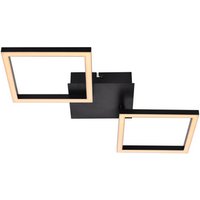 CASAYA LED-Deckenleuchte »Igneo«, 24 W, 1200 lm, 3000K, Metall/Kunststoff, schwarz von CASAYA