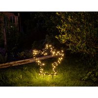 CASAYA LED-Gartenstecker »Garden d'light«, engelsförmig, Höhe: 76 cm, netz - weiss von CASAYA