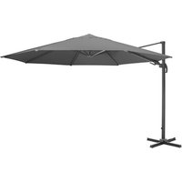 CASAYA Pendelschirm »Paros«, ØxH: 350 x 265 cm, Sonnenschutzfaktor: 80+ - grau von CASAYA