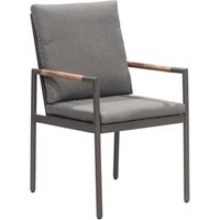 CASAYA Sessel »Nibelle«, Aluminium, BxH: 52,6 x 89 cm - grau von CASAYA