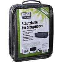 CASAYA Sitzgruppenschutzhülle »Deluxe«, BxHxT: 230 x 70 x 135 cm, Kunstfaser - grau von CASAYA
