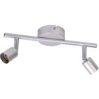 CASAYA Spotstrahler »Silbra«, 2-flammig, GU10, ohne Leuchtmittel, Metall, silbergrau - silberfarben CASAYA Spotstrahler »Silbra«, 2-flammig, GU10, ohne Leuchtmittel, Metall, silbergrau - silberfarben von CASAYA