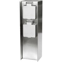 CASAYA Steckdosensäule, silberfarben, Edelstahl, 230V CASAYA Steckdosensäule, silberfarben, Edelstahl, 230V von CASAYA