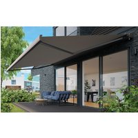 CASAYA Vollkassettenmarkise, BxL: 600 x 300 cm, lichtgrau-anthrazit von CASAYA