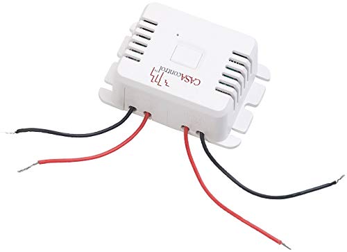 CASAcontrol Zubehör zu Deckenlampe Funkschalter: Einbau-Funk-Schaltmodul für kinetische Funk-Taster, bis 200 Watt (Lampenfassung mit Funkschalter, für Lampen, Funkempfänger) von CASAcontrol
