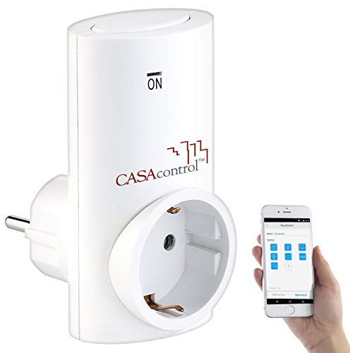 CASAcontrol Zubehör zu Fernbedienbare Steckdose: Funksteckdose SF-336.sh für Smart Home Basis-Station Smart WiFi (Funksteckdosen Set) von CASAcontrol