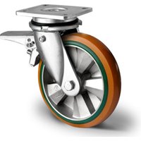 CASCOO Lenkrolle mit Totalfeststeller im Vorlauf ø 160 mm Serie BAY5 Doppelkugellager CASCOO Lenkrolle mit Totalfeststeller im Vorlauf ø 160 mm Serie BAY5 Doppelkugellager von CASCOO
