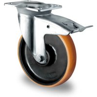 CASCOO Lenkrolle mit Totalfeststeller ø 125 mm Serie Z4U5 Doppelkugellager K-Serie von CASCOO