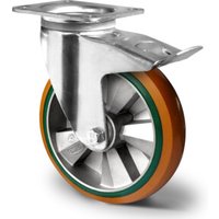 CASCOO Lenkrolle mit Totalfeststeller ø 160 mm Serie BAY5 Doppelkugellager E-Serie CASCOO Lenkrolle mit Totalfeststeller ø 160 mm Serie BAY5 Doppelkugellager E-Serie von CASCOO