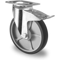 CASCOO Lenkrolle mit Totalfeststeller ø 250 mm Serie P2G2 Doppelkugellager von CASCOO