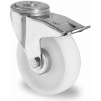 CASCOO Rückenlochlenkrolle mit Totalfeststeller ø 125 mm Serie P0P0 Rollenlager CASCOO Rückenlochlenkrolle mit Totalfeststeller ø 125 mm Serie P0P0 Rollenlager von CASCOO