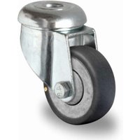 CASCOO Rückenlochlenkrolle ø 50 mm Serie P2T2 (el. leitfähig) Kugellager von CASCOO