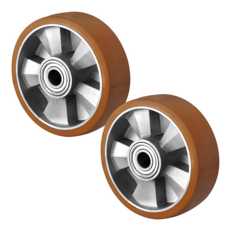 Cascoo Rad ø 125 Mm Serie Bau5 Doppelkugellager Transportgeräterollen 2 Stück B-Ware von CASCOO