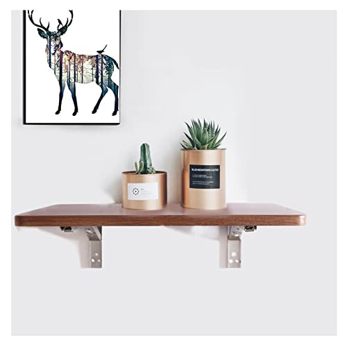 CASEGO Klappbarer Wandtisch aus Massivholz, zusammenklappbar und platzsparend, einfach zu installieren und flexibel platziert (B 50 x 31 cm) von CASEGO