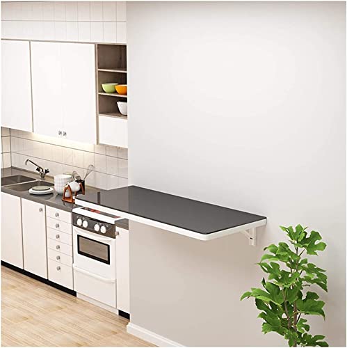 CASEGO Multifunktionaler Klapptisch zur Wandmontage, kleine Haushaltswerkbank, einfach zu installieren und flexibel platziert (100 x 40 cm), Schwarz von CASEGO