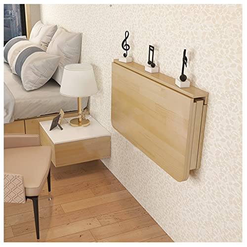 CASEGO Wandmontierter Klapptisch, großer Stauraum auf kleinem Raum, einfach zu installieren, geeignet für mehrere Szenarien (100 x 50 cm) von CASEGO
