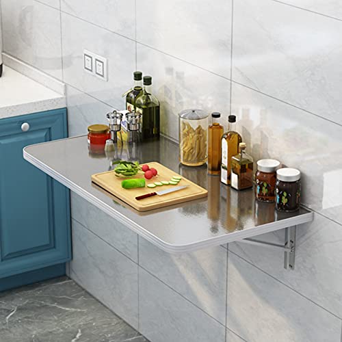 CASEGO Wandmontierter Klapptisch mit Kanten aus Aluminiumlegierung und abgerundeten Ecken, um Kollisionen zu verhindern und einfach zu installieren. von CASEGO