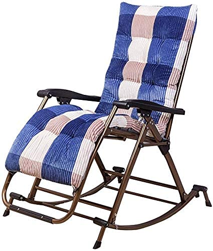Camping-Lounge-Stuhl, tragbare Sonnenliege, Outdoor-Garten-Schaukelstuhl, geeignet für Terrasse, Veranda von CASEGO
