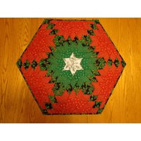 Christmas Table Topper, Urlaub Tischläufer, Wandbehang - Leuchtender Stern von CASESPLUS