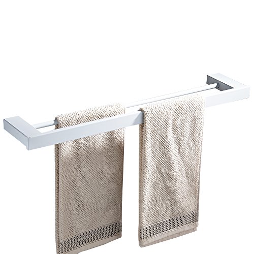 CASEWIND 60cm Handtuchhalter Handtuchstange Doppelt Weiß Edelstahl Konstruktion Bohren Modern Design Badezimmer Zubehör CASEWIND 60cm Handtuchhalter Handtuchstange Doppelt Weiß Edelstahl Konstruktion Bohren Modern Design Badezimmer Zubehör von CASEWIND