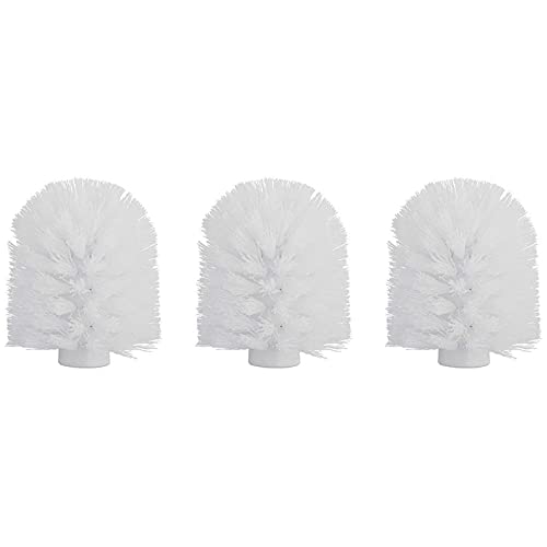 CASEWIND Ersetzbare 3er Set WC-Garnitur Ersatzbürsten, Toilettenbürste Ersatz Weiß Bürstenkopf Kunststoff für WC Toiletten Badezimmer CASEWIND Ersetzbare 3er Set WC-Garnitur Ersatzbürsten, Toilettenbürste Ersatz Weiß Bürstenkopf Kunststoff für WC Toiletten Badezimmer von CASEWIND