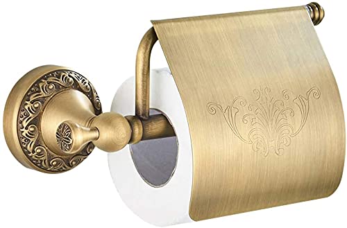 CASEWIND Toilettenpapierhalter Antik, Klopapierhalter Messing, Klorollenhalter Retro mit Deckel Bohren Wandmontage Vintage CASEWIND Toilettenpapierhalter Antik, Klopapierhalter Messing, Klorollenhalter Retro mit Deckel Bohren Wandmontage Vintage von CASEWIND