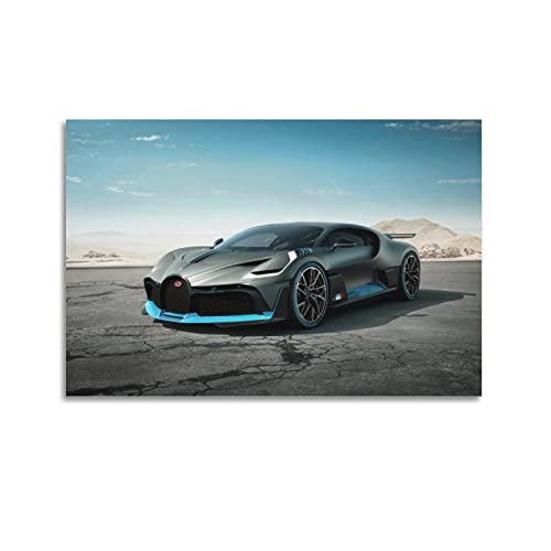 Hyper Auto-Poster für Bugatti Divo Rennauto, dekoratives Gemälde, Leinwand, Wand- und Kunstbild, Familien-Schlafzimmer, Dekoration, 50 x 75 cm von CASEZ