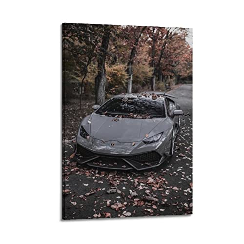 Super-Auto-Poster für Lamborghini Huracan Rennauto, dekoratives Gemälde, Leinwand, Wand- und Kunstbild, Familien-Schlafzimmer, Dekoration, 30 x 45 cm von CASEZ