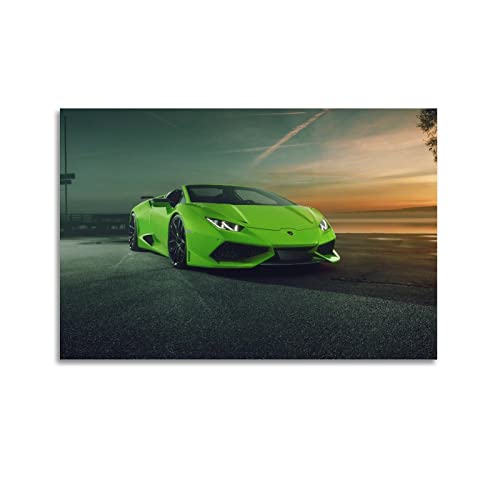 Super-Auto-Poster für Lamborghini Huracan Rennauto, dekoratives Gemälde, Leinwand, Wand- und Kunstbild, Familien-Schlafzimmer, Dekoration, 40 x 60 cm von CASEZ