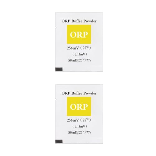 ORP Pufferlösung Pulver Fitting für ORP Tester Meter Messen Kalibrierflüssigkeit 256mV Korrekturpulver Praktisches Kalibrierpulver von CASNO