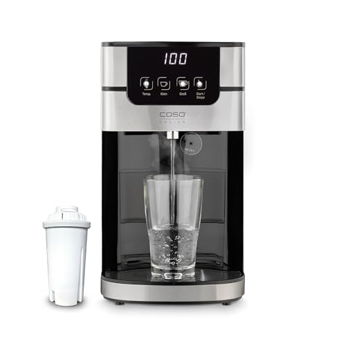 CASO PerfectCup 1000 Pro – Turbo Heißwasserspender, heißes Wasser in wenigen Sekunden, 2600 W, abnehmbarer 4 Liter Wassertank, von 70-100°C einstellbar, ideal für Büroküchen und Buffets von Caso